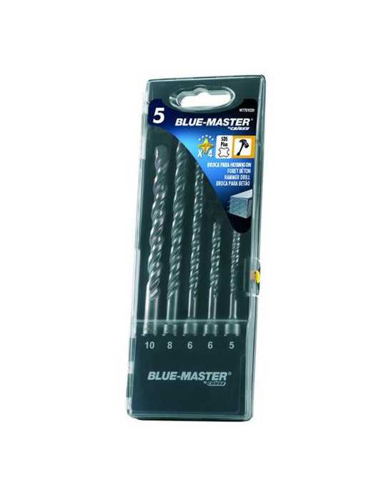 Estuche w77 5 brocas ø5-6x115 ø6-8-10x165mm BLUE MASTER