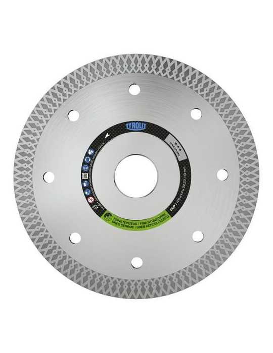 Disco porcelanico 1a1r 125x1,4x22,23 dcpp1 TYROLIT