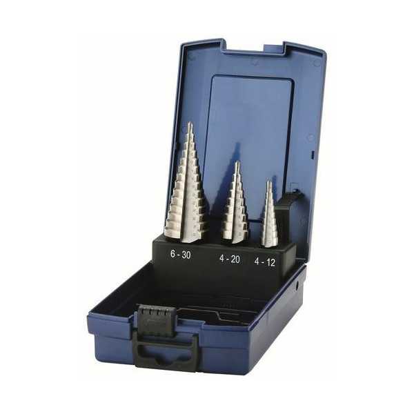 Juego 3 brocas escalonadas stb 3-k 17601331003 BOHRCRAFT