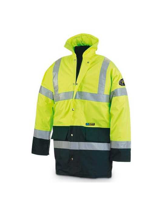 Parka fluo mixta amarilla/azul t.l 288pfmixyfa MARCA