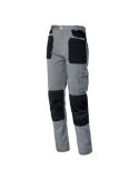 Pantalon stretch gris / negro 8730b-080 t.4xl STARTER