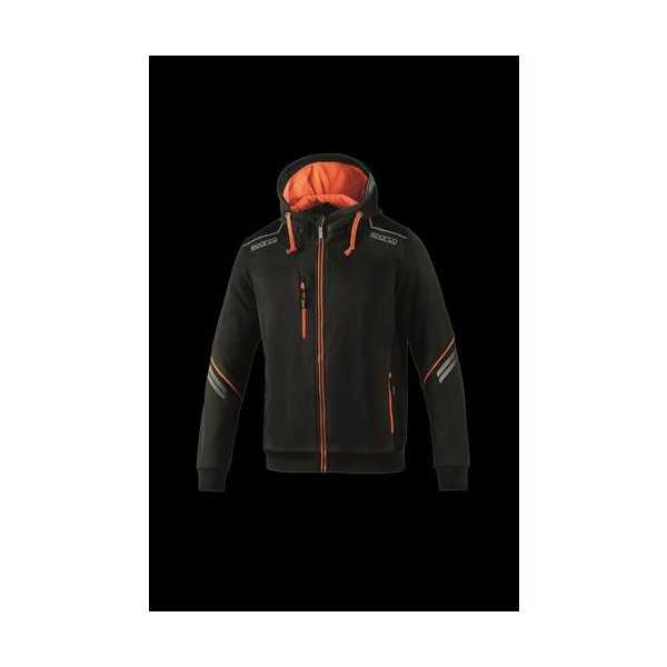 Sudadera tecnica colorado negro/naranja t.s SPARCO