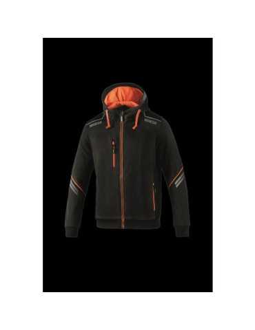Sudadera tecnica colorado negro/naranja t.xl SPARCO