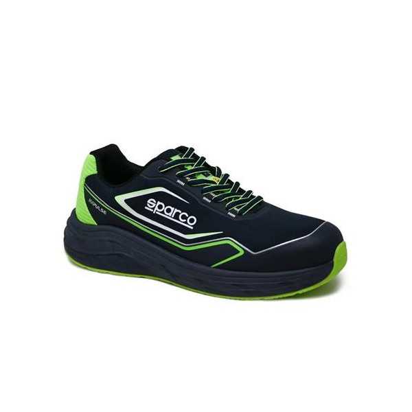 Zapato seguridad esd s1ps impulse willen neg/verd t-48 SPARCO