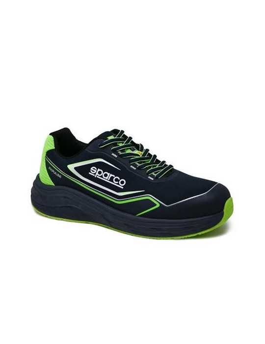Zapato seguridad esd s1ps impulse willen neg/verd t-48 SPARCO
