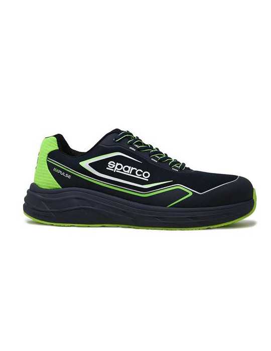 Zapato seguridad esd s1ps impulse willen neg/verd t-36 SPARCO