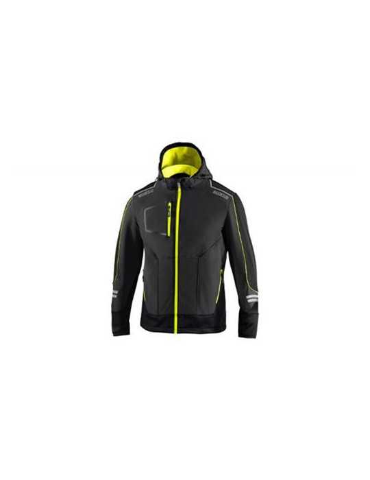 Chaqueta tech softshell gris/amarillo talla m SPARCO