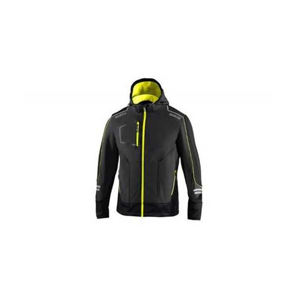 Chaqueta tech softshell gris/amarillo talla l SPARCO