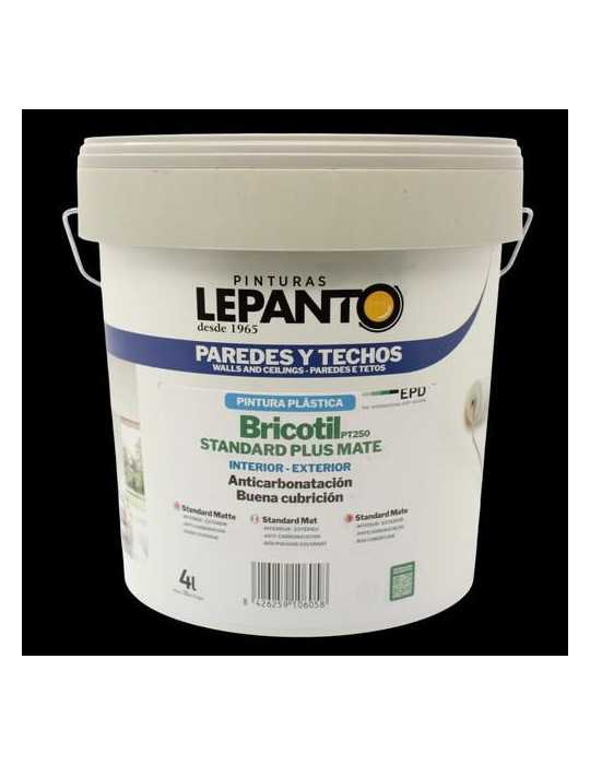 Pintura plastica bricotil int-ext 25kg blanco mate BRICOTIL