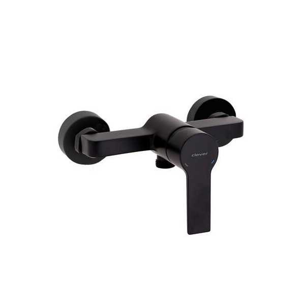 Grifo de ducha monomando go 2 negro mate 62144 CLEVER