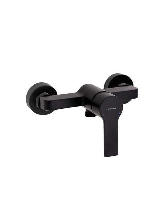 Grifo de ducha monomando go 2 negro mate 62144 CLEVER