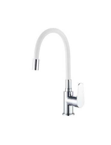 Monomando fregadero java blanco 48330 ALFA