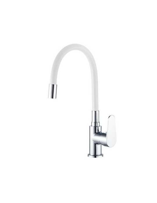 Monomando fregadero java blanco 48330 ALFA