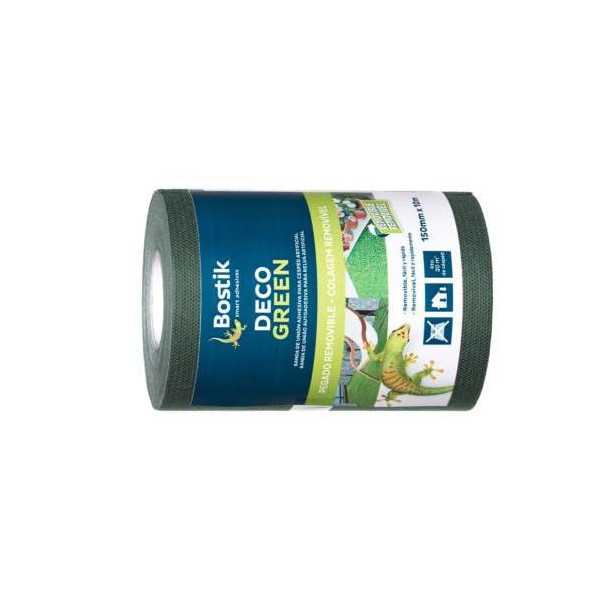 Banda de union adhesiva deco green 15cm x 10mverde BOSTIK