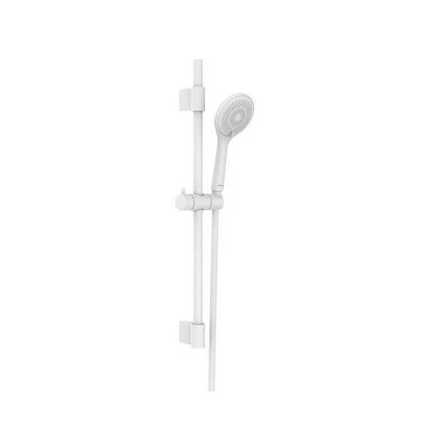 Set barra ducha acero inoxda 70cm blanco 24916100 WENKO