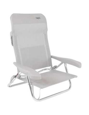 Silla playa baja al/221-m gris claro 1149307 BOGAERT