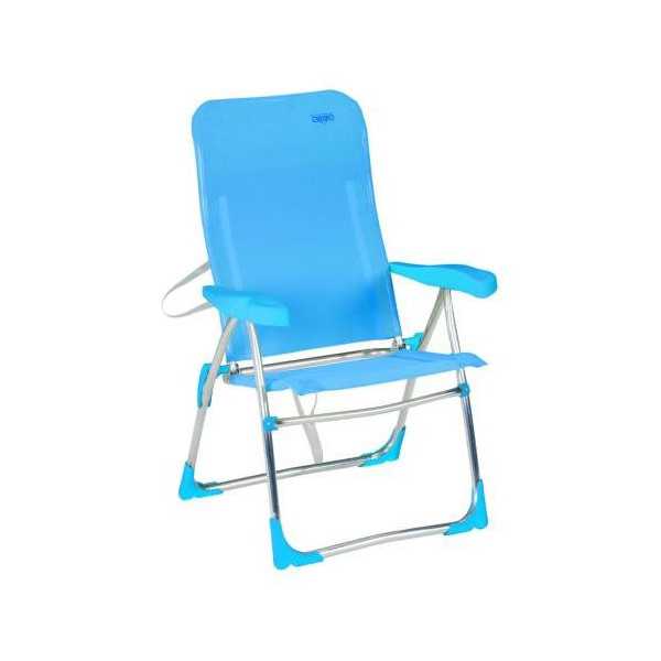 Silla playa alta multifibra al/206-m-05 azul BOGAERT