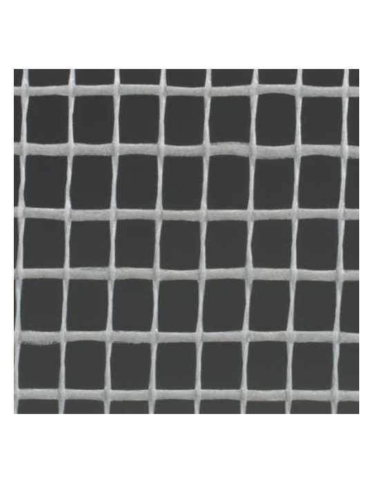 Malla de revoco yeso 1x50m.blanco 5x5mm. 210001 INTERMAS