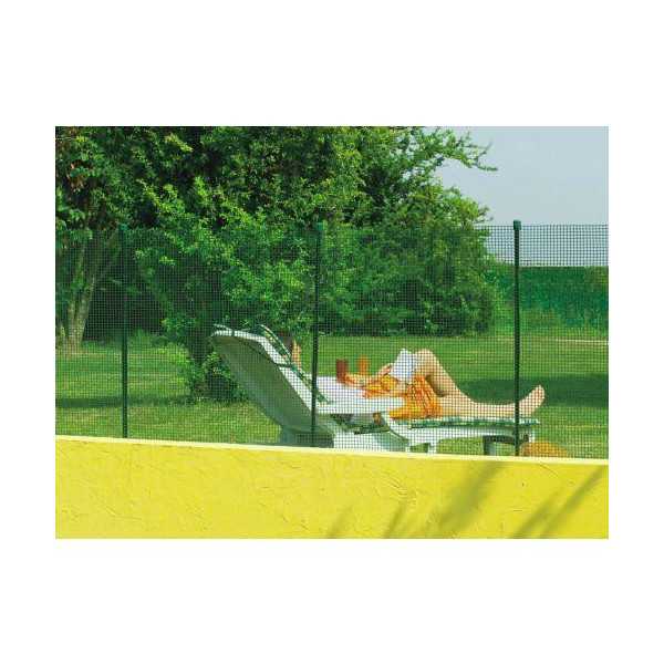 Malla cuadranet premium 1x25m.10x10mm.400gr.verde CATRAL GARDEN