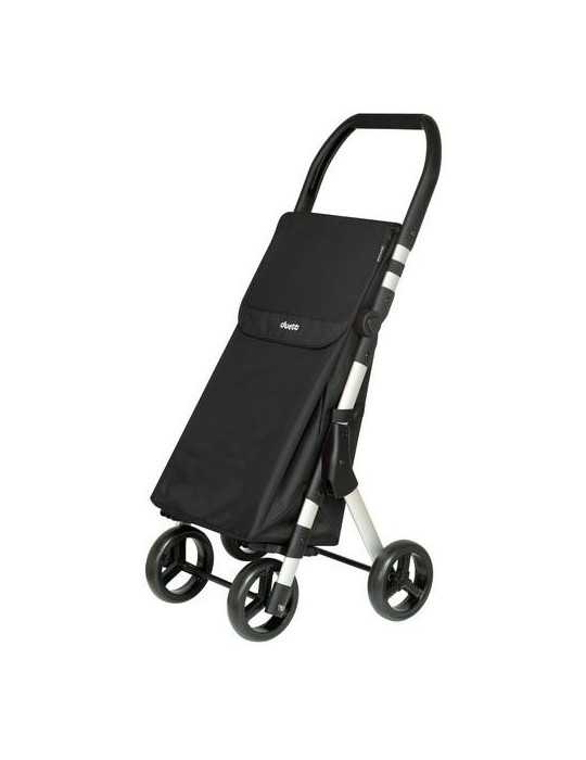 Carro de compra 46l muuvi up negro 4 ruedas PLAY