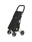 Carro de compra 46l muuvi up negro 4 ruedas PLAY