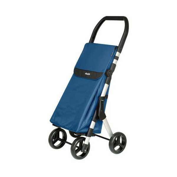 Carro de compra 46l muuvi up azul 4 ruedas PLAY
