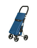 Carro de compra 46l muuvi up azul 4 ruedas PLAY