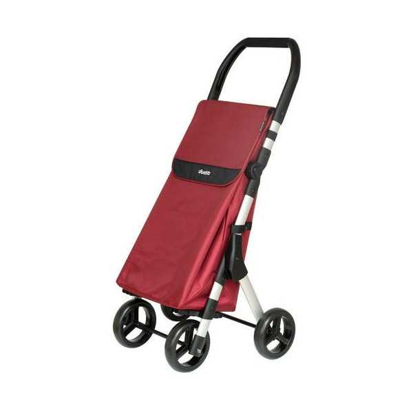 Carro de compra 46l muuvi up rojo 4 ruedas PLAY