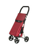 Carro de compra 46l muuvi up rojo 4 ruedas PLAY