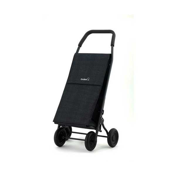 Carro compra cross 4r denim negro 45l no plegable GARMOLL