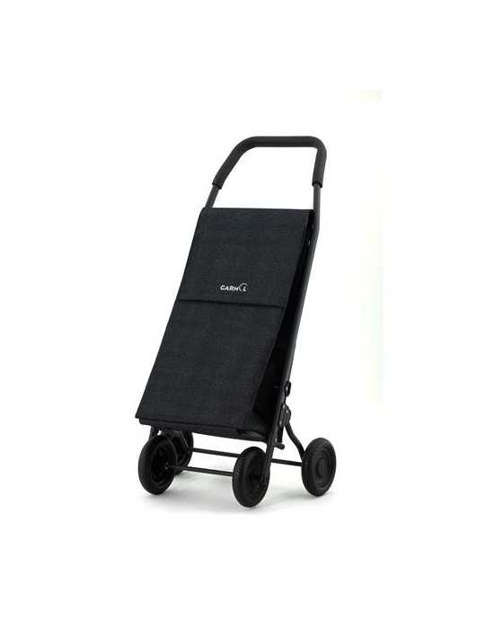 Carro compra cross 4r denim negro 45l no plegable GARMOLL