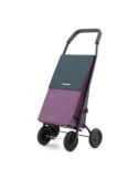Carro compra cross denim 55l berenjena/negro GARMOLL