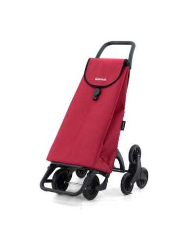 Carro compra escaleras travel rojo 55l g53x3 GARMOLL