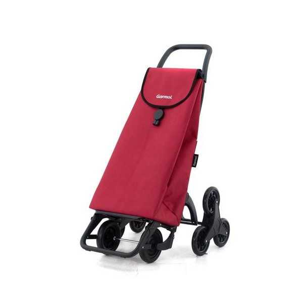 Carro compra escaleras travel rojo 55l g53x3 GARMOLL