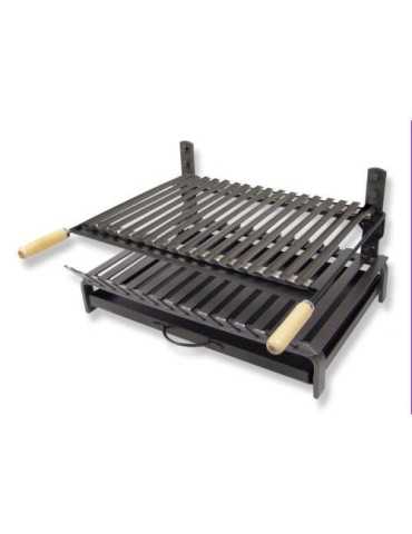 Parrilla barbacoa hierro 60x43x33cm 71406 IMEX
