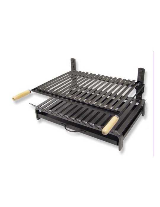 Parrilla barbacoa hierro 60x43x33cm 71406 IMEX