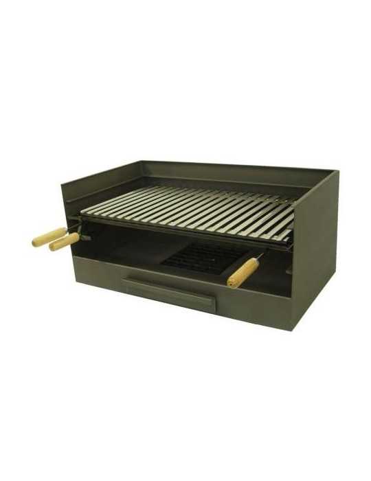 Cajon barbacoa con parrilla inox. 61x40x33cm.71515 IMEX