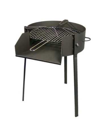 Barbacoa redonda c/soporte paella ø60x75cm. 71582 IMEX