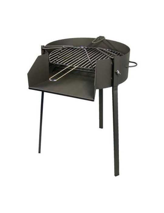 Barbacoa redonda c/soporte paella ø60x75cm. 71582 IMEX
