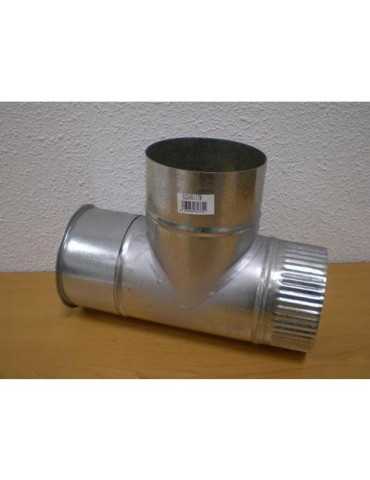 Te con tapon galvanizada 120 mm. SANTAEULALIA