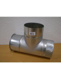 Te con tapon galvanizada 120 mm. SANTAEULALIA