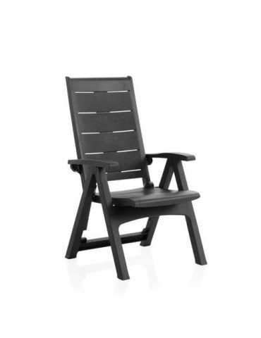 Sillon multiposiciones legno antracita resina 5533 BERNER