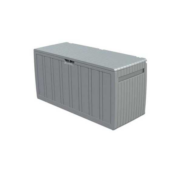 Baul resina top 270 gris claro 117*45,5*57cm GARDIUN