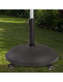 Soporte parasol cemento c/ruedas d50x34cm 25kg COLOR BABY