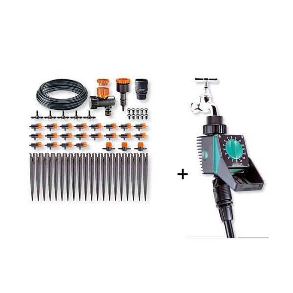 Kit goteo 20 macetas+progr. d907660 CLABER