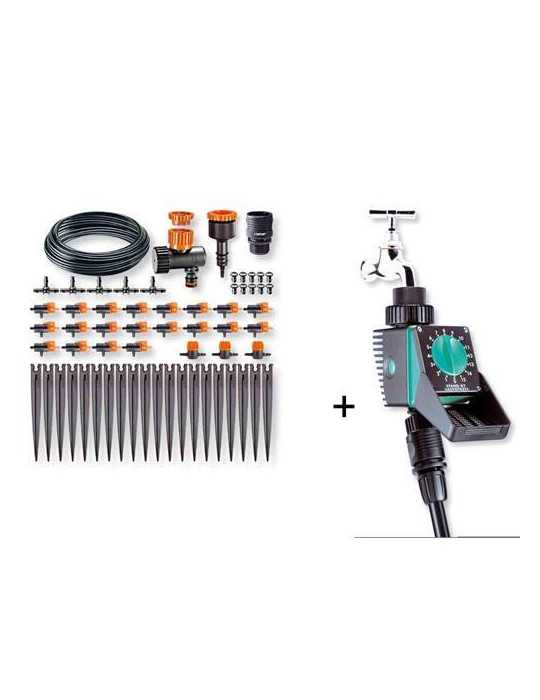 Kit goteo 20 macetas+progr. d907660 CLABER