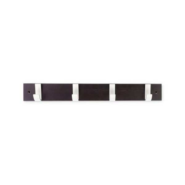 Colgador haya 4 ganchos blanco/wengue 3704-0 SAINT GENIS