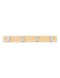 Colgador haya 4 ganchos acero/natural 3704-8 SAINT GENIS