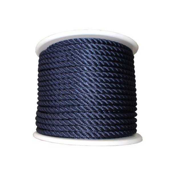 Cordon poliester 12 mm. az. navy hyc-braid 100 m. DEL SEGURA