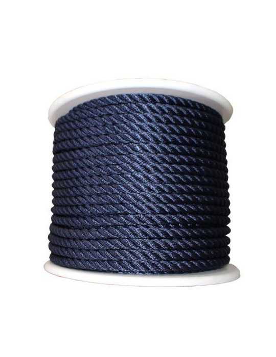 Cordon poliester 12 mm. az. navy hyc-braid 100 m. DEL SEGURA